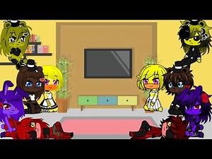 Fnia & fnaf 1(my fnaf au) react to TikTok videos