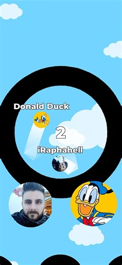 iRaphahell vs Donald Duck - am ramas cu gândul la tine 🦆 #marblerace #manele