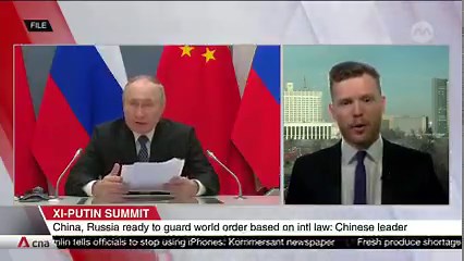 4.7K views · 95 reactions | WATCH: China's President Xi Jinping landed in Moscow on Monday for talks with his Russian counterpart Vladimir Putin. CNA's Stuart Smith sets the scene from Moscow and reports on the wider agenda for the meeting between the leaders. Full story: https://cna.asia/3ySJTLs | CNA | Facebook