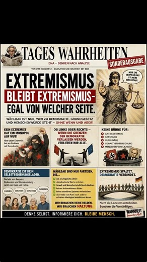Extremismus ist Antidemokratisch #deutschland #politik #news