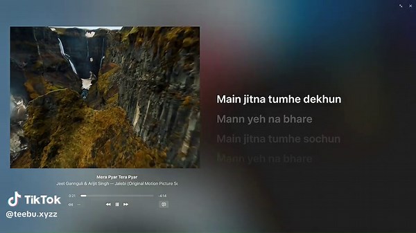 Mera Pyaar, Tera Pyaar - Arijit Singh Romantic Hit