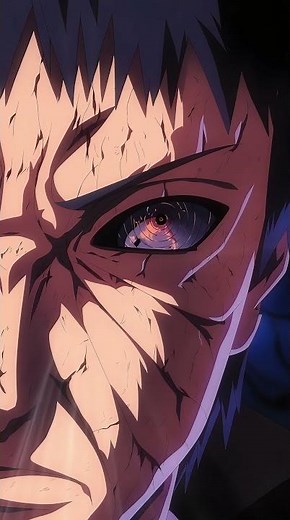 Obito’s Kamui: The spatial distortion… 🌀👁️🌑 #4k #anime #obito #wallpaper #kamui #livewallpaper