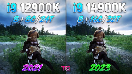 Core i9 12900K vs Core i9 14900K - Test in 8 games