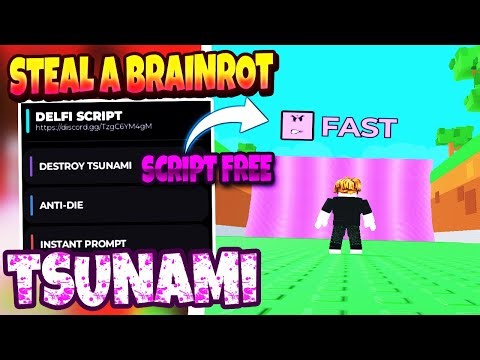 SCRIPT STEAL A BRAINROT - ROBLOX 😱 ROBA BRAINROTS EN TSUNAMI FOR BRAINROTS - No Key 🔥 TUTORIAL FACIL
