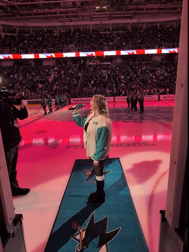 Singing for the San Jose Sharks | NHL Performance