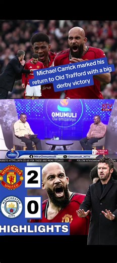 #FreeUgandaNow #ntvomumulidavidlumansi #bbosa #Senelvis Michael Carrick marked his return to Old Trafford with a big derby victory