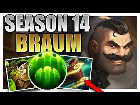 SEASON 14 BRAUM SUPPORT GAMEPLAY GUIDE
