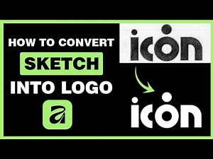 How to convert sketch into vector logo /From Sketch to Vector in Affinity Designer #affinity #Vector