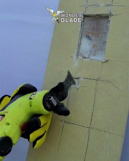 Cutting a Notch in Hardie Siding with Oscillating Tool - WonderBlade™