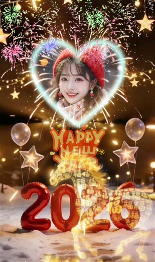 CapCut Happy New Year 2026 Template