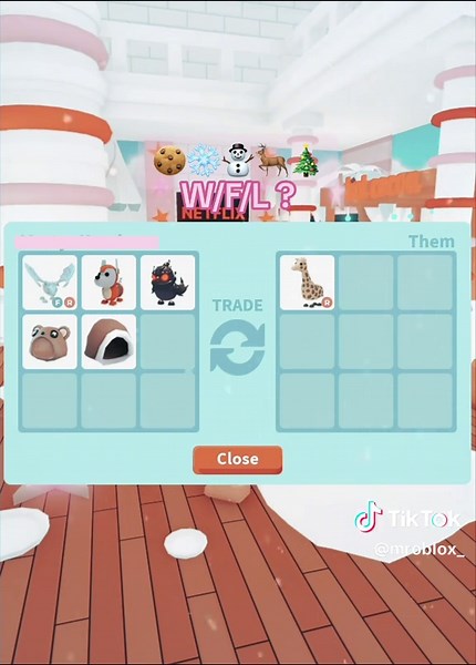 i think huge lose....😜⛄️ || #adoptme #adoptmechristmas #adoptmepreppy #christmas #preppy #adoptmetrade #viral #foryoupage #robloxfyp