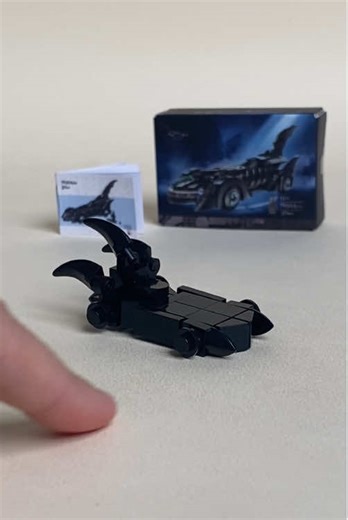 Super tiny batmobile building kit#moc#miniature #bricks #batman | miniature build kit