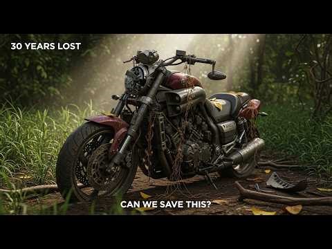 I Found a Yamaha VMAX in a Container from Japan | 30 Years in Storage UNOPENED!