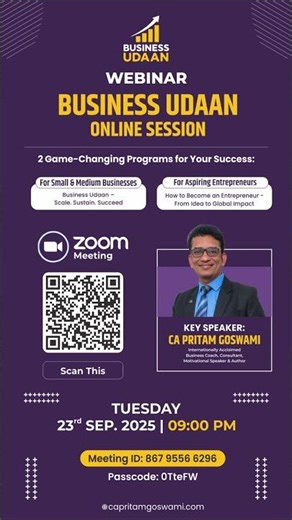 🚀 Business Udaan Webinar 🚀