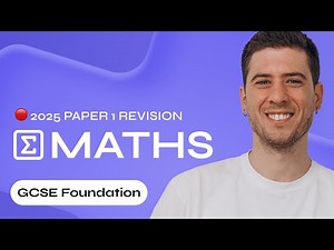 GCSE Maths FOUNDATION Paper 1 FREE REVISION | 5:30-8:30PM | Cram Course