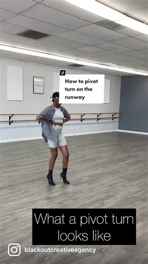 Mastering the Pivot Turn on the Runway