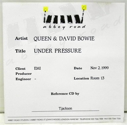 Queen & David Bowie - Under Pressure