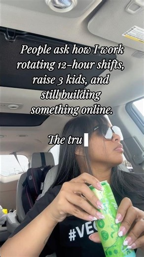 How I Build While Working 12-Hour Shifts & Raising 3 Kids