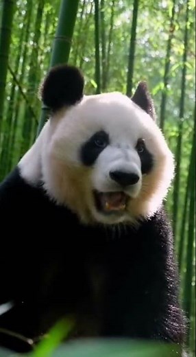 Loud Panda Sound in Bamboo 🌿🐼🔊