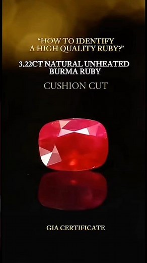 ✨ HOW TO IDENTIFY A HIGH QUALITY RUBY?
