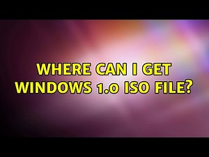 Where can I get windows 1.0 ISO file?