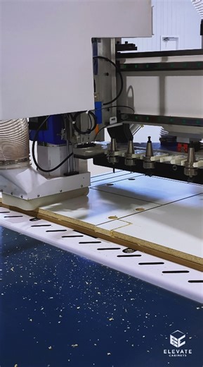 A look behind the scenes of our cabinet production. Clean lines, solid craftsmanship, and attention to every detail. Transform your home with quality that lasts. Get a free estimate today. #elevatecabinets #customcabinets #cabinetmakers #builtincabinets #yeglocal #woodworkingproject #qualitycraftsmanship #storagesolutions #moderncabinetry #interiorgoals #designdetailsmatter | Elevate Cabinets