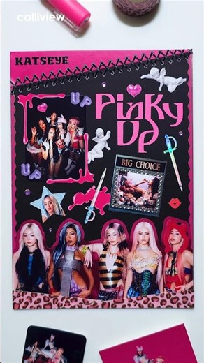 Scrapbooking | KATSEYE Pinky Up 캣츠아이 다꾸 Journaling