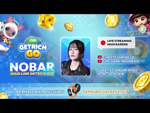 🔴 (LIVE) NOBAR Main LINE GetRich GO! (ADA HADIAH SMARTWATCH)
