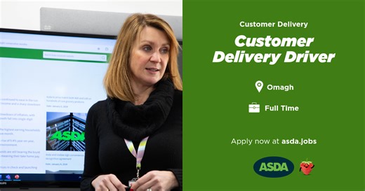 Asda Jobs | Vacancy: Customer Delivery Driver, Omagh