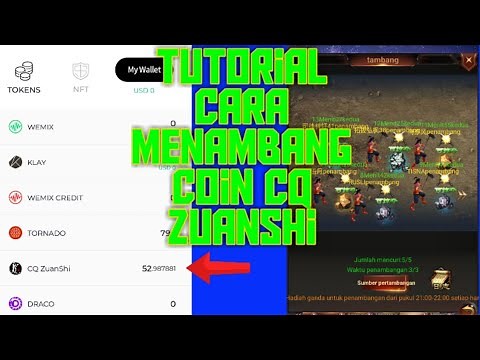 Tutorial cara mendapatkan coin CQ Zuanshi secara gratis