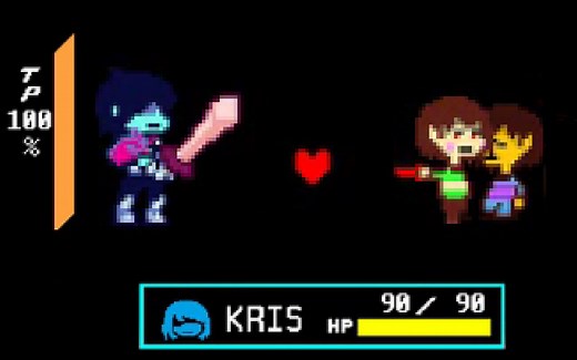Kris VS Frisk chara初见通关