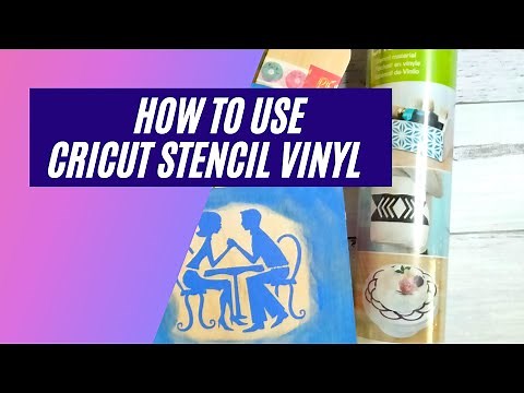 How to use Cricut Stencil Vinyl