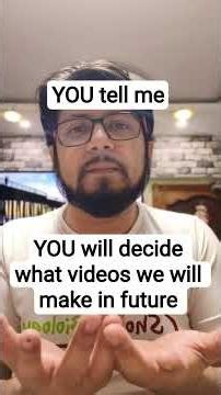 Why Shomu teaches in English? | You tell us topics to make vidoes | personalized video request
