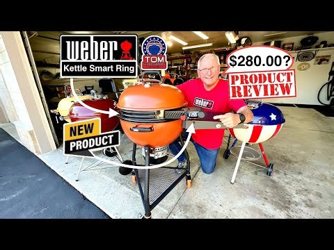 Honest Review of The All New Weber 22” Kettle Smart Ring Temperature Controller! / Worth $280.00?