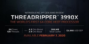 AMD Ryzen Threadripper 3990X 64核心的性能超過價值超過2萬美元的Dual Xeon Platinum 8280處理器 | XFastest News