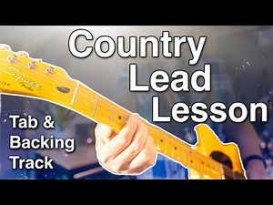 Country Guitar Solo Lesson with TABS!
