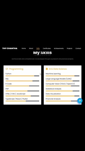 Sharing a quick look at my portfolio & AI Assistant I’d like to share a short video showing my portfolio and my AI assistant chat. This project is built to test the performance of my AI assistant and how it responds in real use. I’m continuously updating and improving it as I learn new things and add new features. Thank you for taking the time to watch the video. Any feedback or suggestions are very welcome! #AI #DataScience #Portfolio #MachineLearning #LLM