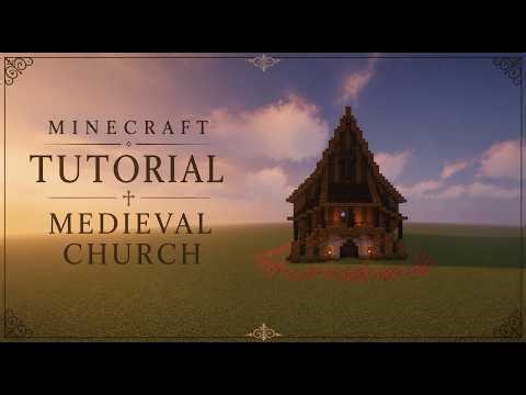 Simplistic medieval church(Minecraft tutorial#1)