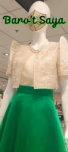 Filipiniana Costume | Baro't Saya for Women and Polo Barong for Men | Modern Style for Better Look
