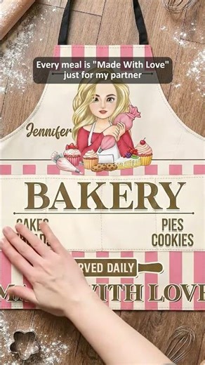 Adorable Bakery Apron For Baker #giftideas #gifts #giftforher #bakinggift
