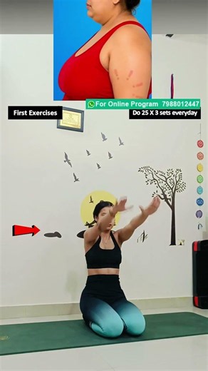 Best Home Workout for Chest & Arm Fat – 3 Simple Moves! ✅💯 #armfat #fatloss #nikitafitness