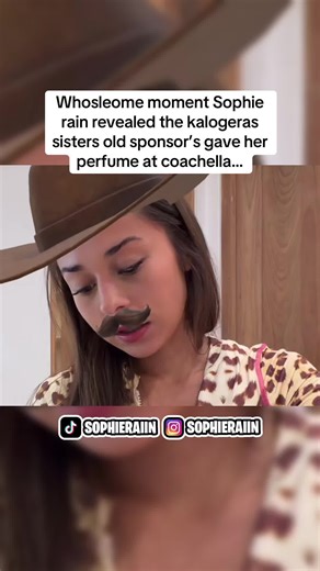 Sophie Rain Reveals Kalogeras Sisters' Coachella Perfume Gift