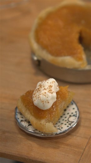 Homemade Pumpkin Pie, just like your tiny grandmother used to make. 😋 | Tiny Kitchen