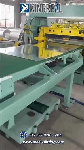 High Speed Cut To Length Line | Light Gauge Metal Coil Cut To Length Machine