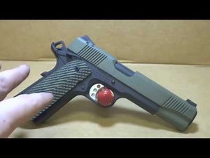 Springfield Armory 1911 A1 with Graphite Black & Custom OD Green Cerakote