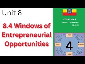 8.4 Windows of Entrepreneurial Opportunities