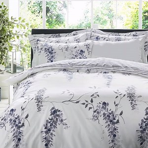 20K views · 373 reactions | Wisteria is one of Emma Willis's favourite florals, combined with her iconic tailored style this Grace bedding set is perfect for Spring. Tap the link to shop > bit.ly/DunelmXEmmaGrace | Dunelm | Facebook