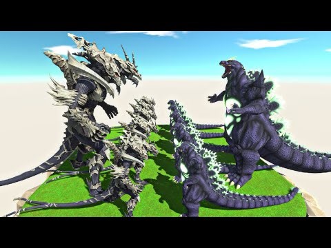 GODZILLA VS ALIEN Growing Super Godzilla vs Monster X - ARBS
