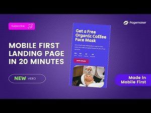 How To Create Mobile-First Landing Page in 20 Minutes