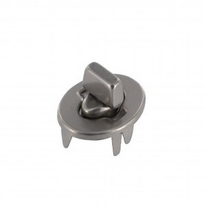 3016 Nickel Matte, Turn Lock, Solid Brass-LL (four piece set)